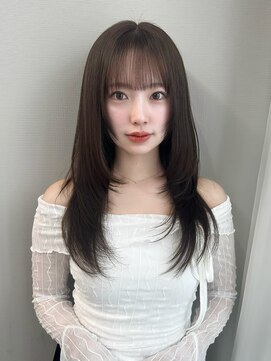 リッカ(LICCA) 【LICCA 伊崎優李】ハッシュカット/レイヤー/オリーブブラウン