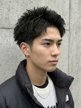 ヘッドストック 大和八木店(HEAD STOCK) スパイキーショートアクティブショートメンズパーマカラー