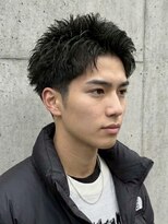 ヘッドストック 大和八木店(HEAD STOCK) スパイキーショートアクティブショートメンズパーマカラー