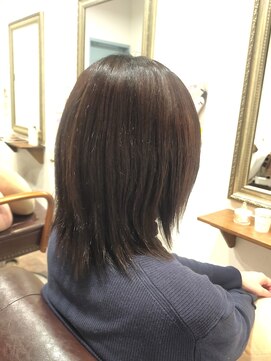 ヘアー グリーン(hair green) 40代50代60代/ウルフレイヤー/大人ウルフ/レイヤーカット
