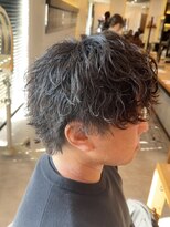 リシェール 北越谷店(RICHAIR) MEN’S HAIR/波巻きツイストスパイラル/リバースセンターパート
