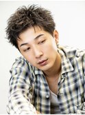 大人アクティブショート短髪アップバングスパイキーショート