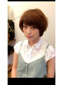 愛されクリープパーマボブ