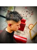 ツーブロックフェード