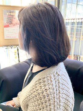 クオリス 上板橋店(QUALIS) ロブヘアー☆大人かわいい ワンカールボブレイヤーカット