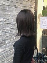 アールトゥーヘアー(art To Hair) ダークグレージュ外ハネバブ