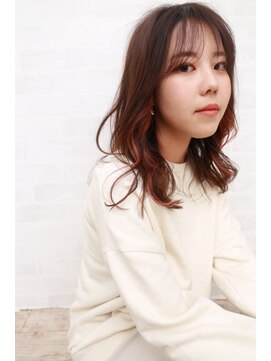 コティナ(cotina.) インナーカラー×セミディ