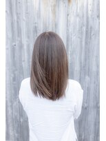 ヘアーメイク ダンス(hair make DANCE)&nbsp;白髪ぼかしハイライト　ナチュラルグレージュ