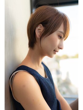 オースティン 調布アミックス(AUSTIN) 大人かわいい前髪セシルカットココアブラウンフリンジウェーブ