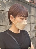 プラムカラー×コンパクトショート