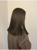 ブリーチなしのオリーブグレー.