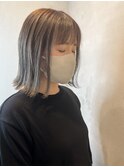 切りっぱなしグレージュ