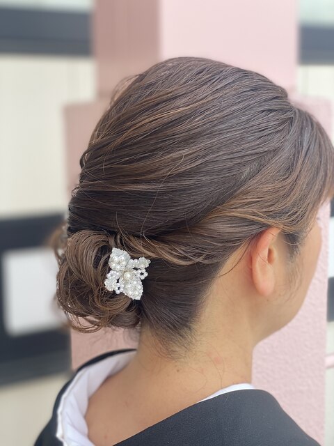 着物ヘアアレンジ