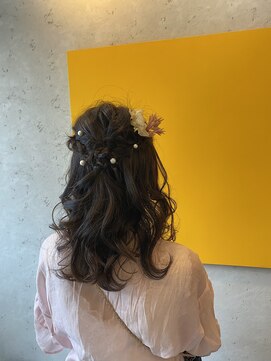 ブロッサム 東中野店 ドレスヘアゆるふわ巻き大人気！ヘアアレンジ大人美人