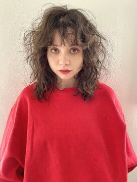 メゾンアミリ(Maison AmiLi) デザインカラー/オリーブベージュ/ウエットヘア【千葉/パーマ】