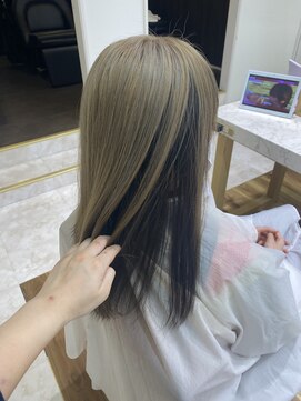 アプリバイリアン 浦和2号店(appri by Rien) アンブレラカラー/ミルクティーベージュ