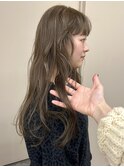 人気!◎ ブリーチなしwカラー 外国人風オリーブベージュ