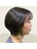 美容室 アイディー i-dee グリーンインナーカラー