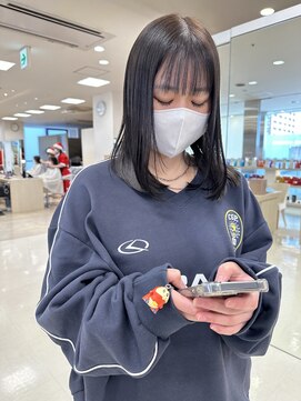 ケンジ 平塚ラスカ店(KENJE) 平塚市美容院/ブリーチなしグレージュ/グレージュ