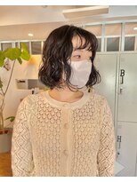 エクレ(eclet) カジュアルウェーブ★切りっぱなしボブ×パーマ☆stylist Minami