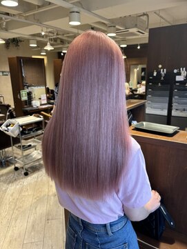 リー ヴィータ 上新庄(Lee Vita) 【ｍａｉ】ベージュピンク/レイヤーロングハイトーンカラー20代