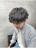 MEN'S HAIR カルマパーマ ダークアッシュ ニュアンスパーマ 