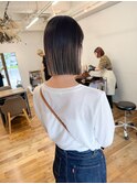 切りっぱなしボブ