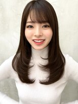 ミラリー トウキョウ(Mirareee Tokyo)&nbsp;20代30代40代◎前髪パーマ韓国風巻きくすみベージュお団子ヘア