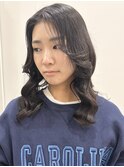 【モリオ松戸　石山】黒髪ミディアムレイヤーフェイスレイヤー