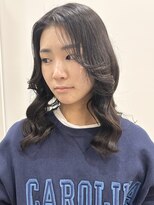 モリオフロムロンドン 松戸店(Morio from London)&nbsp;【モリオ松戸　石山】黒髪ミディアムレイヤーフェイスレイヤー