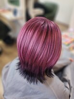 シャイン(SHINE) ピンク×エンドカラーブラック