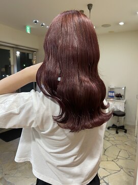 ベンチ(bench) カシスピンク/ブリーチなしダブルカラー/千葉美容室