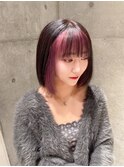イメチェンヘアスタイル美髪のススメワイドバングブルーブラック