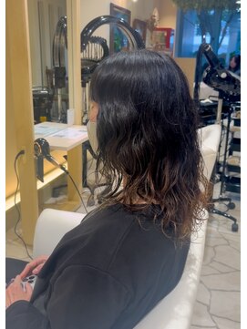 シアン 栄店(CYAN.) 縮毛矯正していてもできる！パーマスタイル