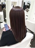髪質改善ストレート縮毛矯正愛されストレートロング20代30代