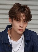 フェザーショートフェザーパーマコンマバング