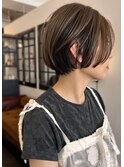 表面のみブリーチのオシャレカラー!