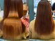 ヘアーアンドライフ アンアミ(hair&life unami.h)の写真/【徳力☆モノレール駅近く】髪質改善縮毛矯正をご用意!ダメージを補修し、うるツヤヘアに導きます*