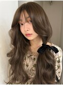 ☆ブリーチなしダブルカラー オリーブ オリーブベージュ