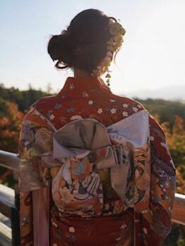 ゼット(Zet)の写真/着付けとヘアセットのプロが担当!特別な日を彩る、編み込み・巻きおろしなどのヘアセットも◇