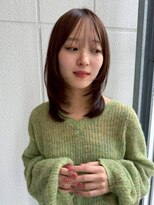 ハニー 町田(HONEY)&nbsp;ミディアムレイヤー/ゆるふわミディアム/ヘーゼルブラウン3