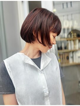 カプロメゾンギンザ 銀座店(Capullo maisonGINZA) ピンクカラーボブ