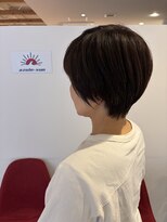 アズールサン 草加西口店(azule-sun) ナチュラルショート,明るい白髪染め,ショートカット【草加】