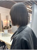 切りっぱなしボブ