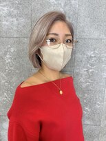 ピークアブー 原宿ハラカド(PEEK-A-BOO)&nbsp;☆ブリーチハイトーンボブカットまとまり原宿30代40代