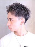 アップバング/2ブロックショート