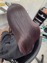 トッカ 茨木(tocca)&nbsp;【美髪矯正×髪質改善カラー×髪質改善TR】艶々ボルドーカラー★