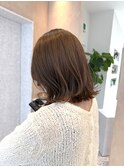 【晴音】くびれボブ/ハイライトベージュ/30代