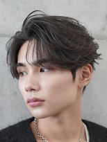 フィフスパーク(fifth PARK)&nbsp;渋谷フェザーパーマ毛流れニュアンスパーマメンズビジネスヘア