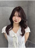 ワインレッド/赤髪/ブリーチ無し